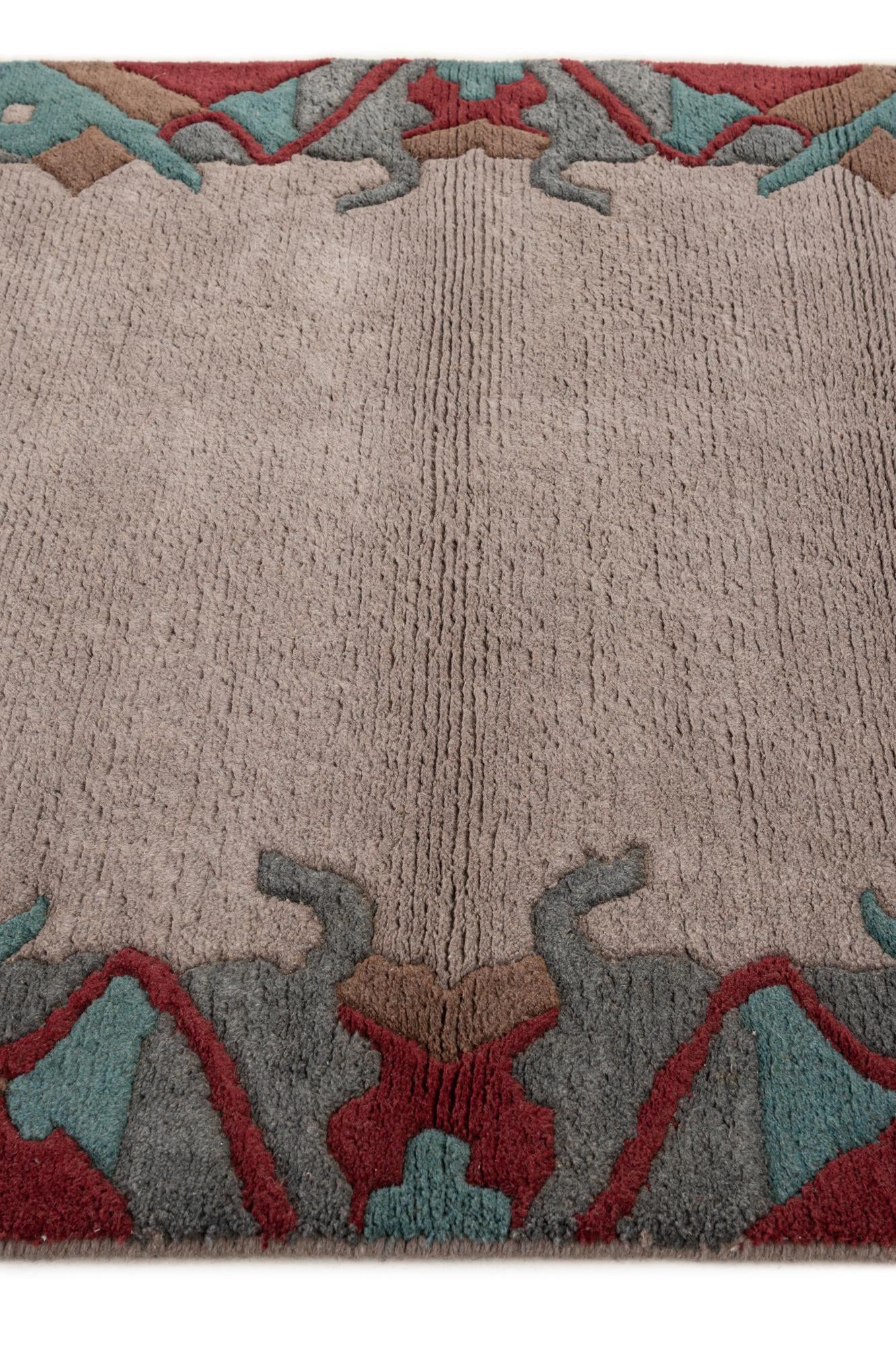 4' 2 x 5' 11 Hand Knotted Nepal Wool Rug