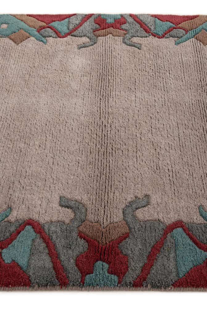 4' 2 x 5' 11 Hand Knotted Nepal Wool Rug
