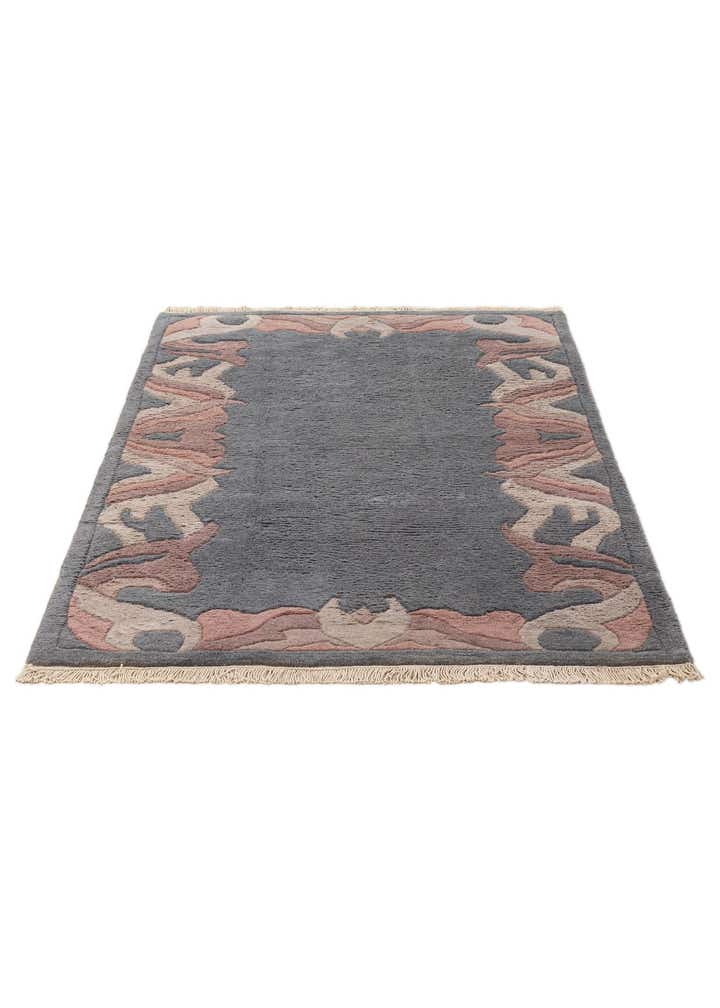 4' x 5' 9 Hand Knotted Nepal Wool Rug