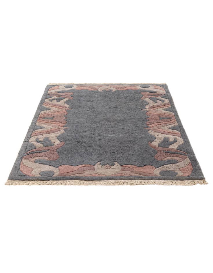 Detail image of 4' x 5' 9 Hand Knotted Nepal Wool Rug