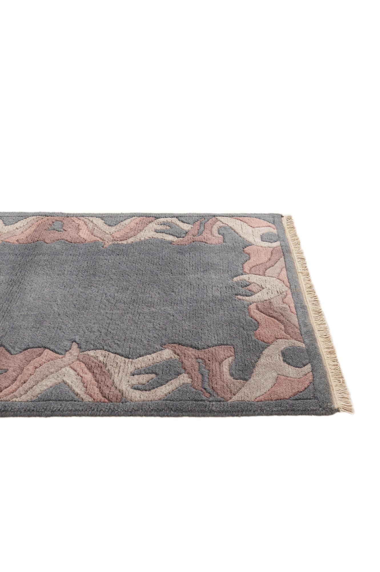 4' x 5' 9 Hand Knotted Nepal Wool Rug