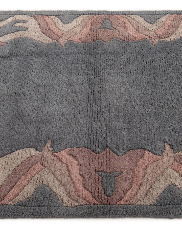 Detail image of 4' x 5' 9  Hand Knotted Nepal Wool Rug