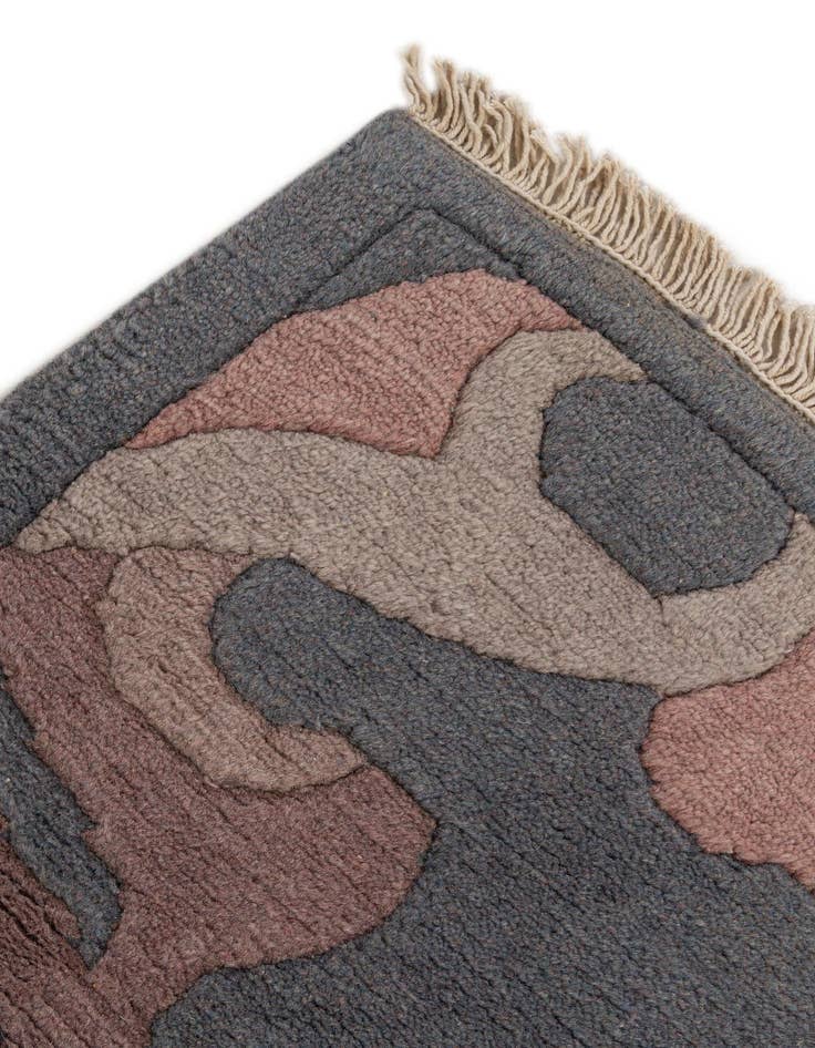 Detail image of 4' x 5' 9  Hand Knotted Nepal Wool Rug