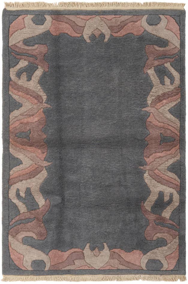 Detail image of 4' x 5' 9 Hand Knotted Nepal Wool Rug