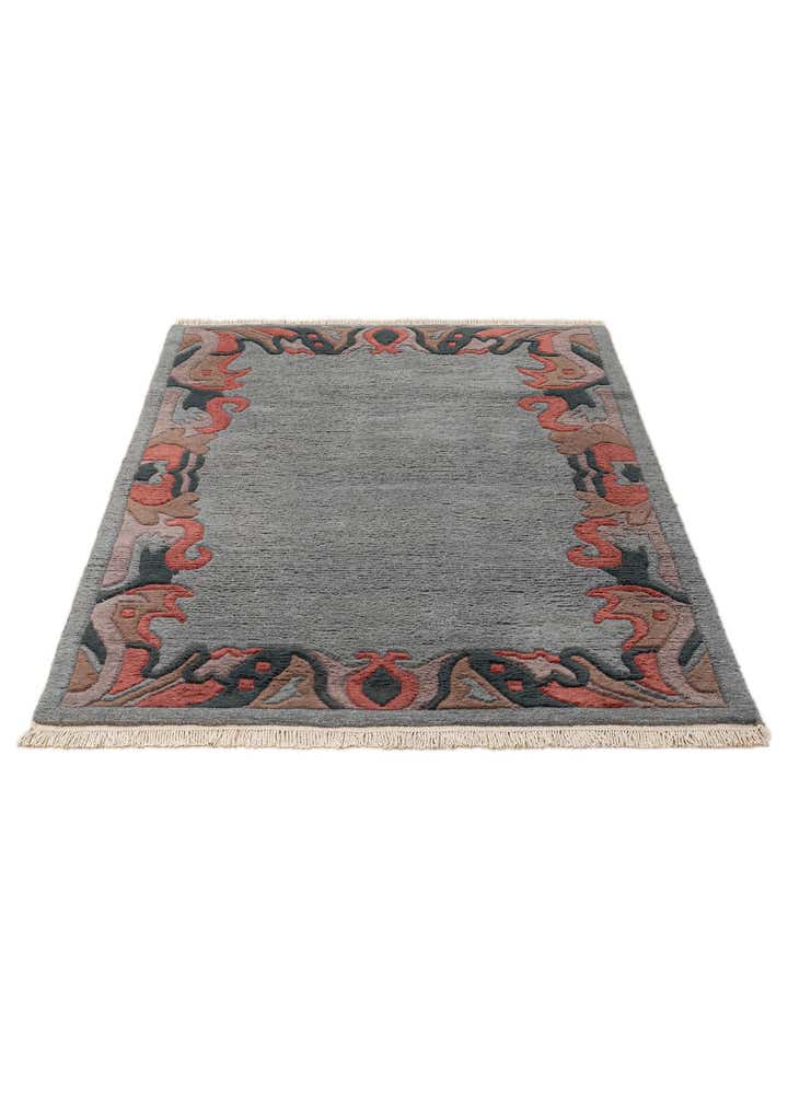 4' x 5' 11 Hand Knotted Nepal Wool Rug