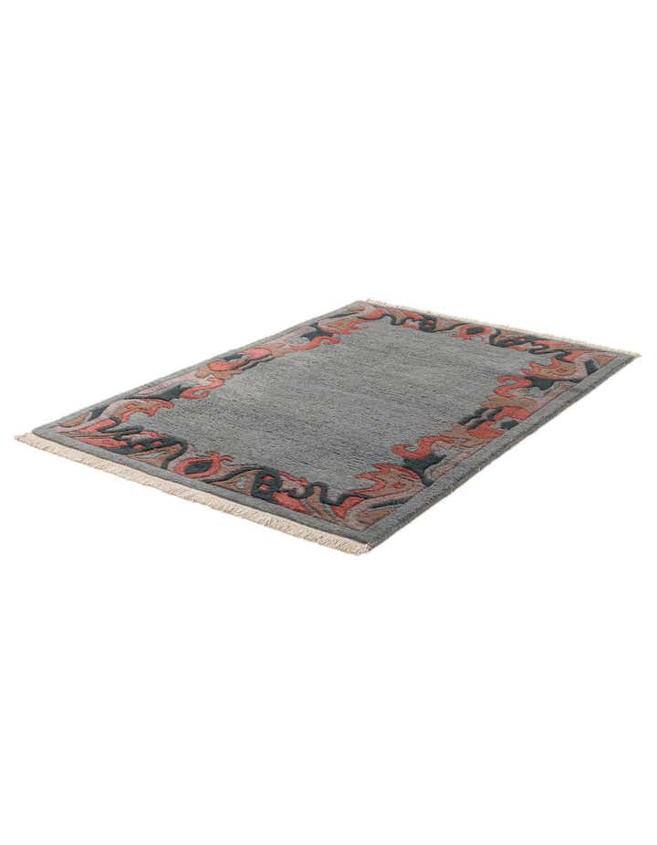 4' x 5' 11 Hand Knotted Nepal Wool Rug