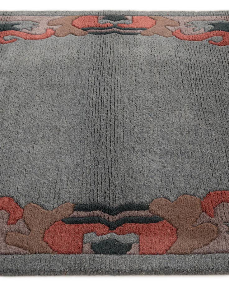 Detail image of 4' x 5' 11 Hand Knotted Nepal Wool Rug