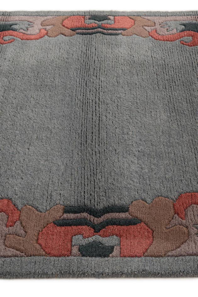 Detail image of 4' x 5' 11 Hand Knotted Nepal Wool Rug