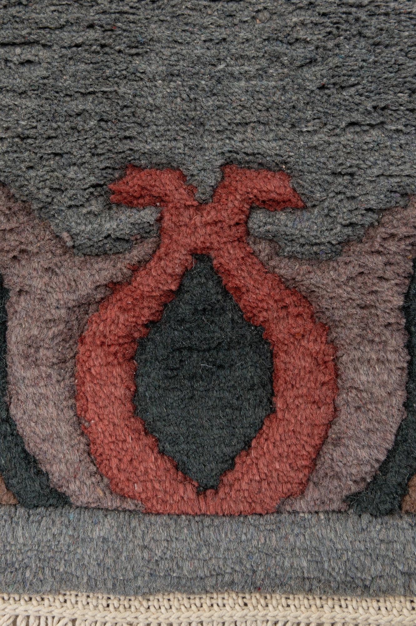 4' x 5' 11 Hand Knotted Nepal Wool Rug