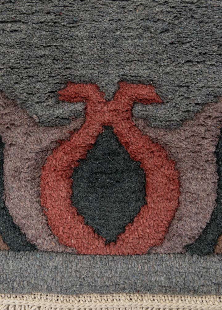 4' x 5' 11 Hand Knotted Nepal Wool Rug