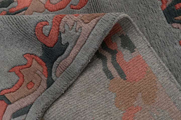 4' x 5' 11 Hand Knotted Nepal Wool Rug