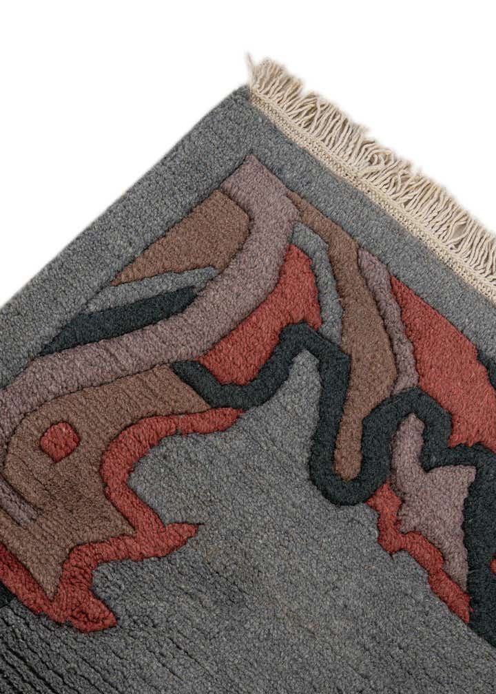 4' x 5' 11 Hand Knotted Nepal Wool Rug