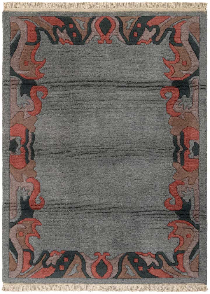 4' x 5' 11 Hand Knotted Nepal Wool Rug