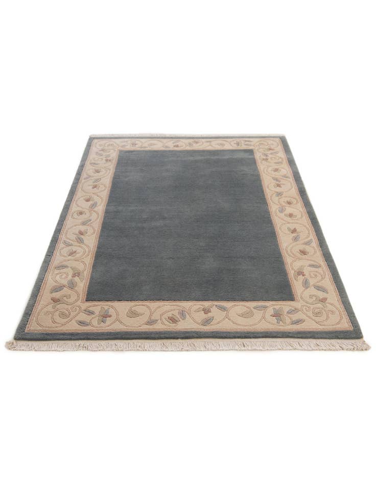 Detail image of 3' 11 x 5' 10 Hand Knotted Nepal Wool Rug