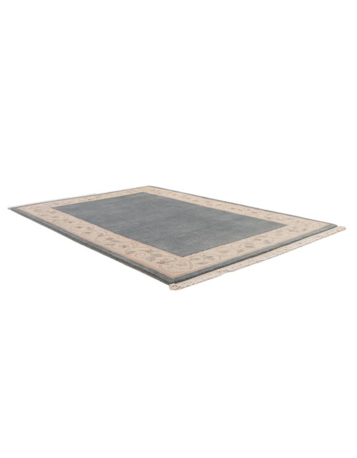 Detail image of 3' 11 x 5' 10 Hand Knotted Nepal Wool Rug