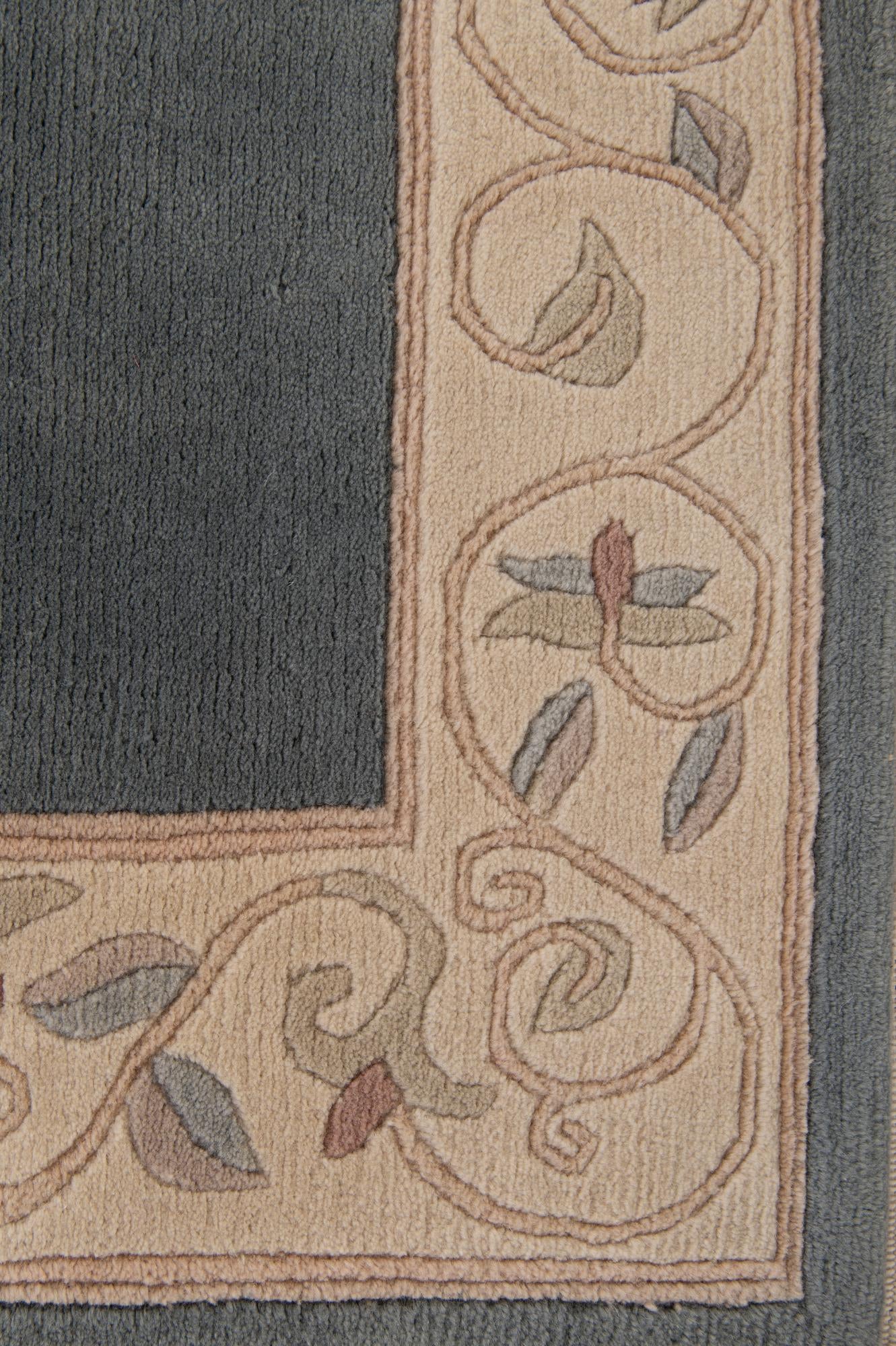 3' 11 x 5' 10 Hand Knotted Nepal Wool Rug