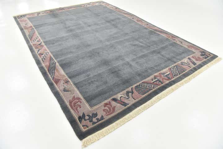 8' 5 x 12' Hand Knotted Nepal Wool Rug