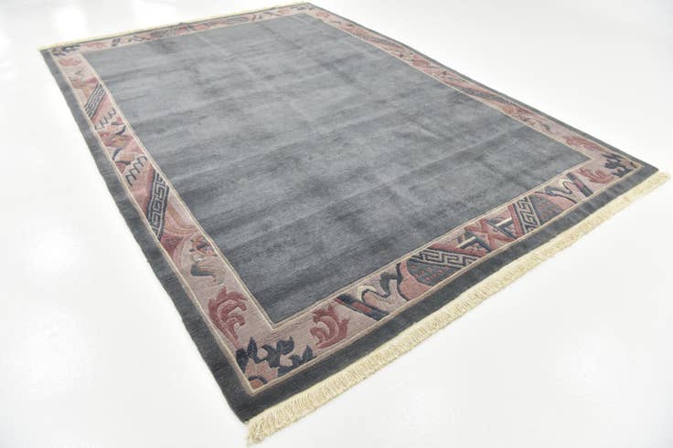 Detail image of 8' 5 x 12' Hand Knotted Nepal Wool Rug