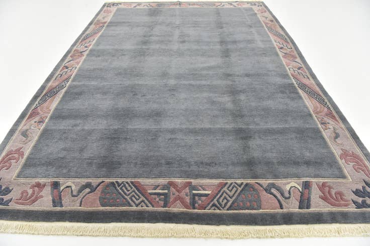 Detail image of 8' 5 x 12' Hand Knotted Nepal Wool Rug