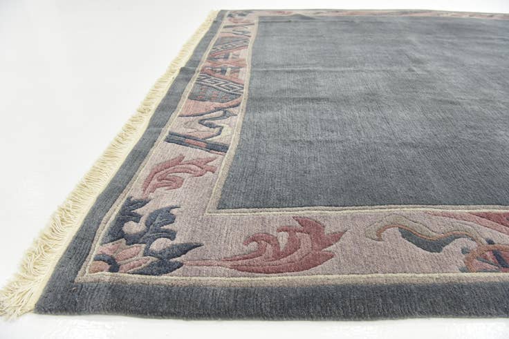 Detail image of 8' 5 x 12' Hand Knotted Nepal Wool Rug
