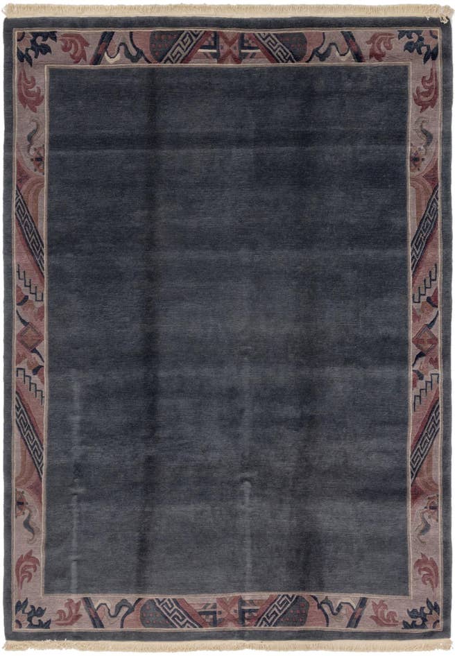 Detail image of 8' 5 x 12' Hand Knotted Nepal Wool Rug