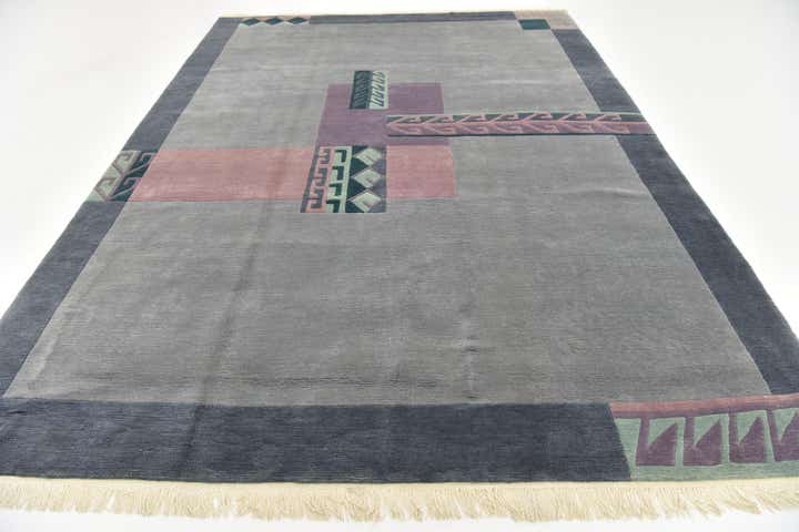 8' 4 x 11' 5 Hand Knotted Nepal Wool Rug