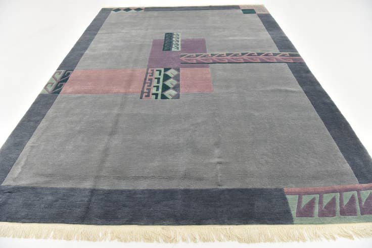 Detail image of 8' 4 x 11' 5 Hand Knotted Nepal Wool Rug