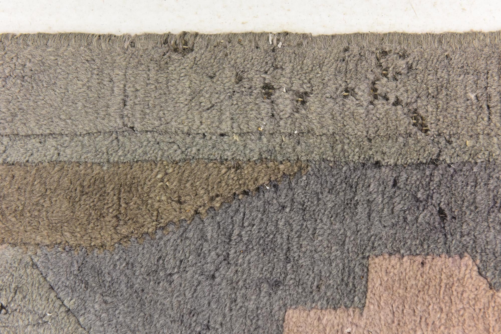 8' x 11' 2 Hand Knotted Nepal Wool Rug