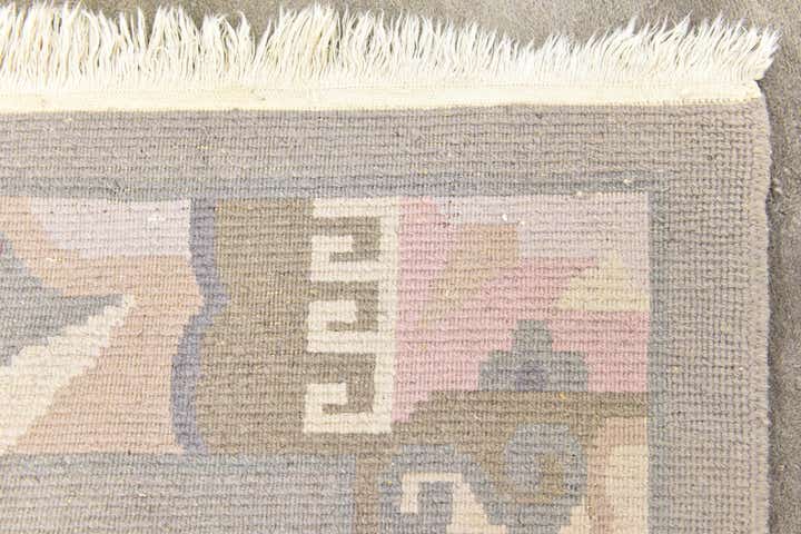 8' x 11' 2 Hand Knotted Nepal Wool Rug