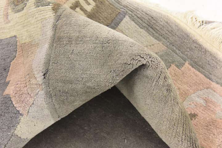 8' x 11' 2 Hand Knotted Nepal Wool Rug