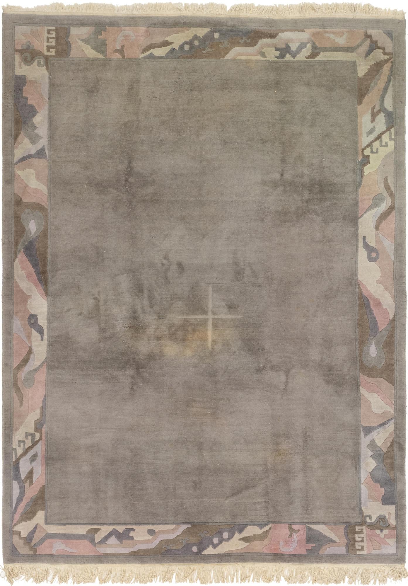 8' x 11' 2 Hand Knotted Nepal Wool Rug
