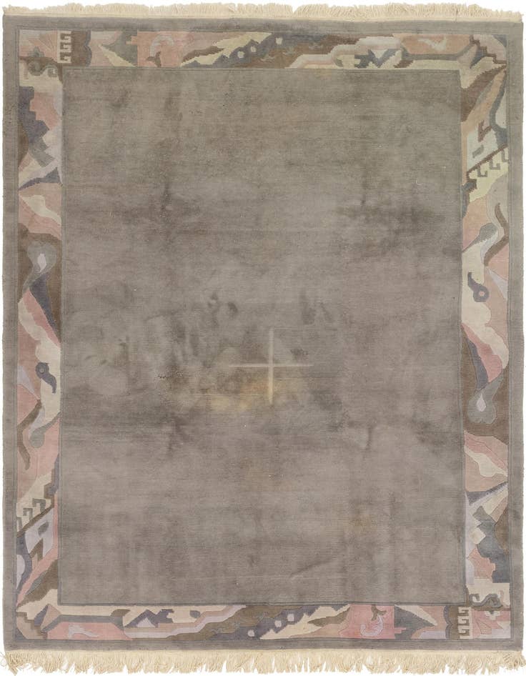 Detail image of 8' x 11' 2 Hand Knotted Nepal Wool Rug