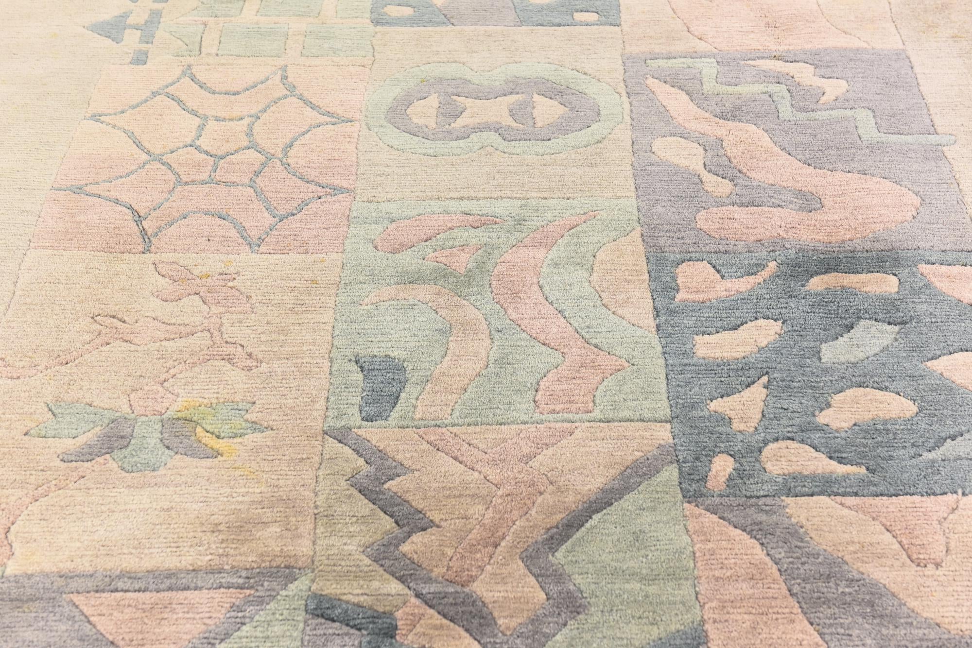 6' 5 x 9' 5 Hand Knotted Nepal Wool Rug