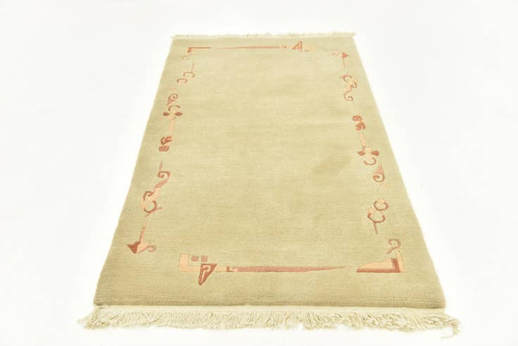 Detail image of 3' x 5' 4 Hand Knotted Nepal Wool Rug