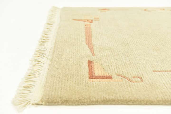 3' x 5' 4 Hand Knotted Nepal Wool Rug