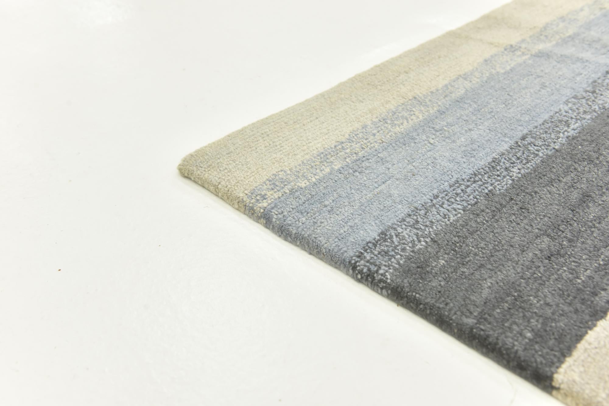 6' 7 x 9' 10 Hand Knotted Nepal Wool Rug