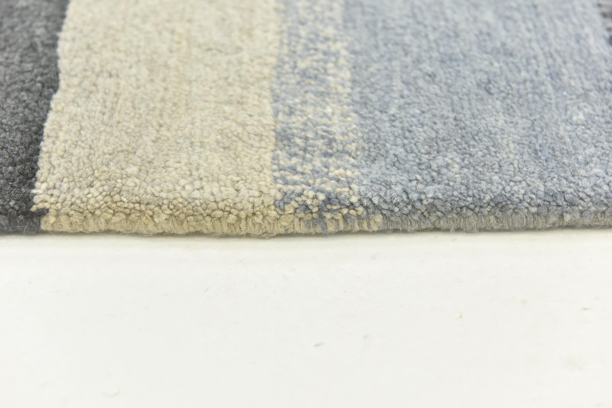 6' 7 x 9' 10 Hand Knotted Nepal Wool Rug