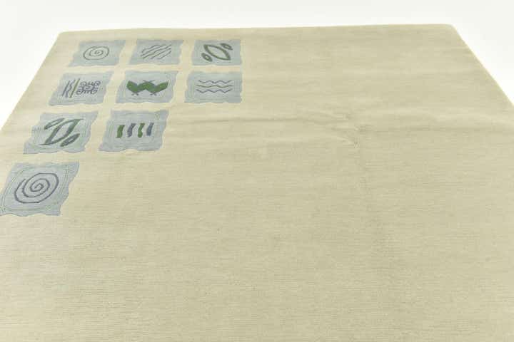6' 8 x 10' Hand Knotted Nepal Wool Rug