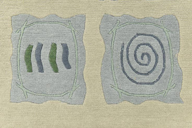 Detail image of 6' 8 x 10' Hand Knotted Nepal Wool Rug