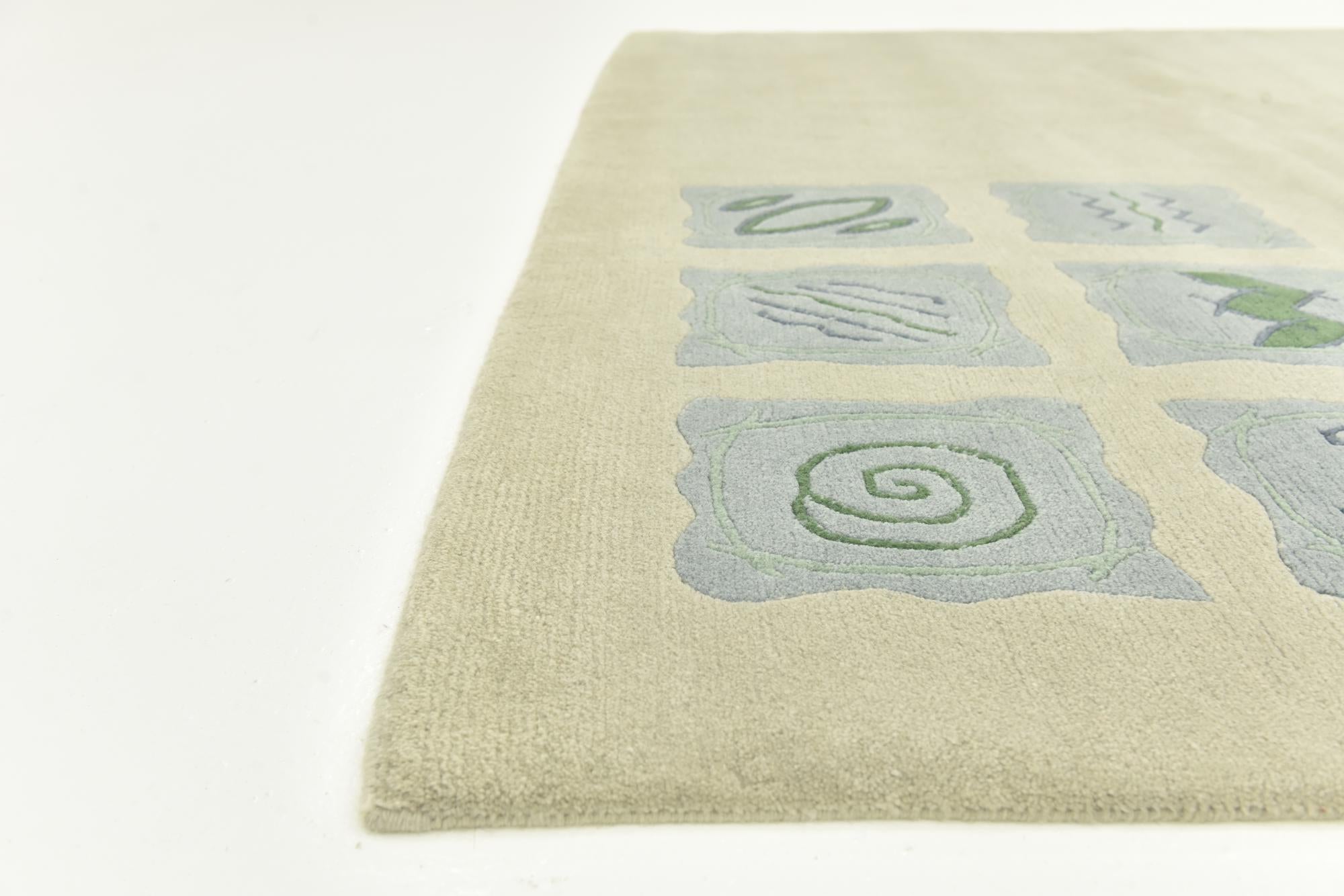 6' 8 x 10' Hand Knotted Nepal Wool Rug