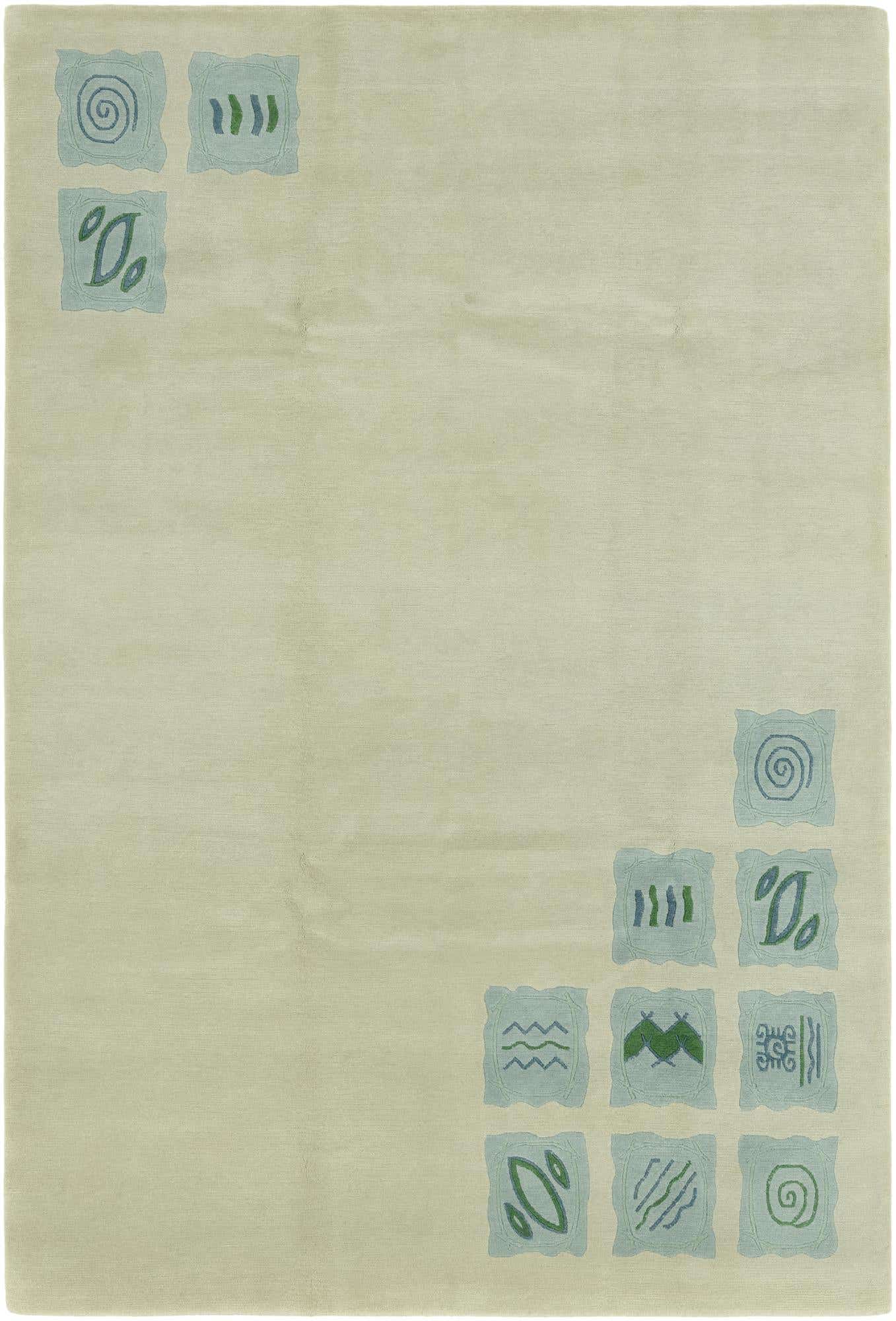 6' 8 x 10' Hand Knotted Nepal Wool Rug