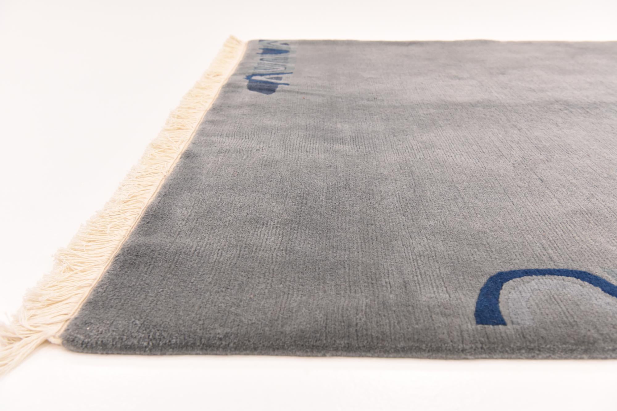 5' 8 x 7' 11 Hand Knotted Nepal Wool Rug