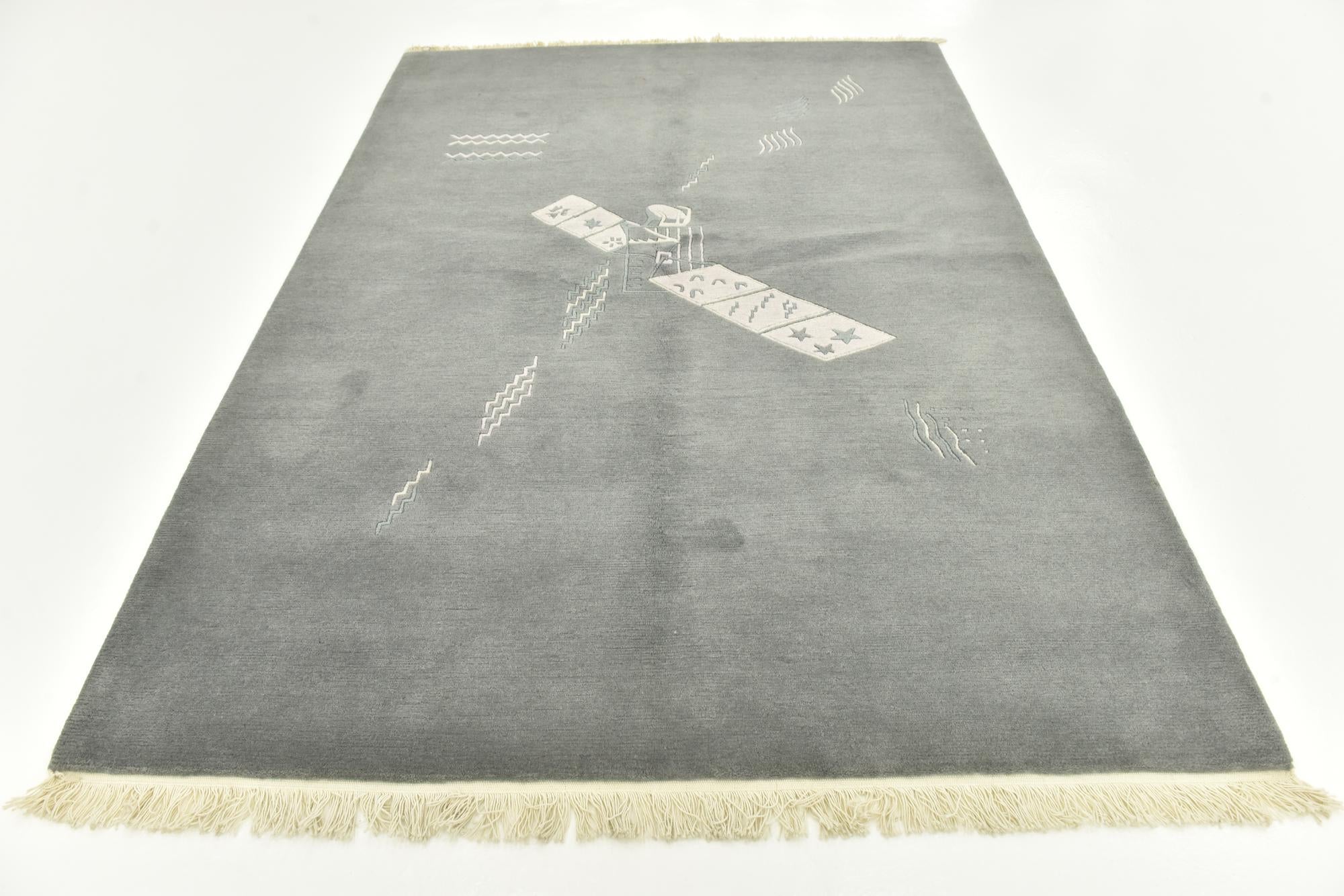 5' 6 x 7' 10 Hand Knotted Nepal Wool Rug
