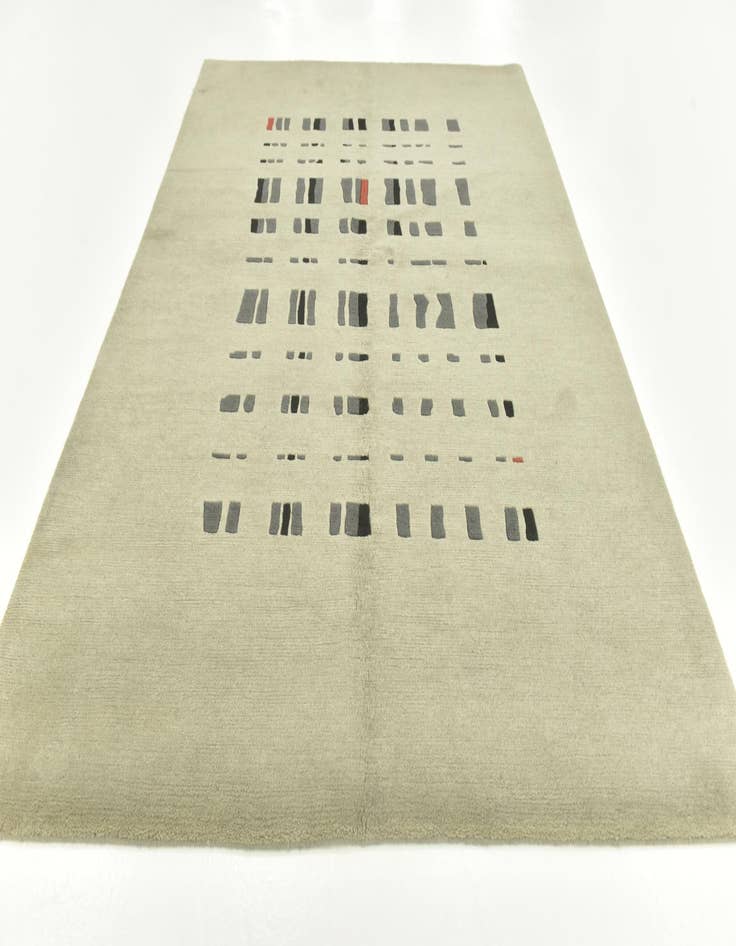 Detail image of 5' 6 x 7' 10  Hand Knotted Nepal Wool Rug