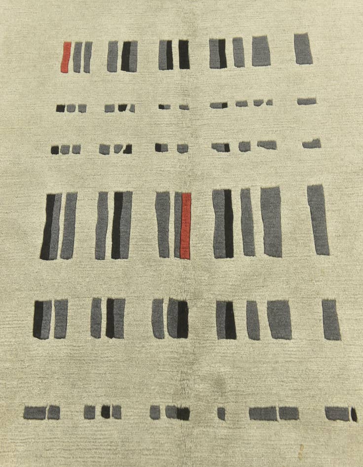 Detail image of 5' 6 x 7' 10  Hand Knotted Nepal Wool Rug