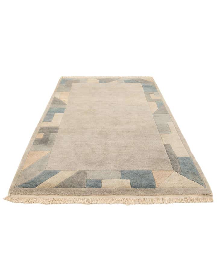 4' x 6' 3 Hand Knotted Nepal Wool Rug