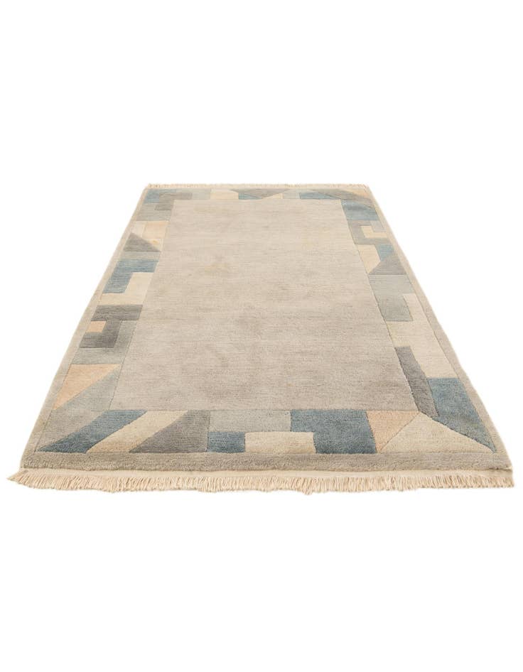 Detail image of 4' x 6' 3 Hand Knotted Nepal Wool Rug