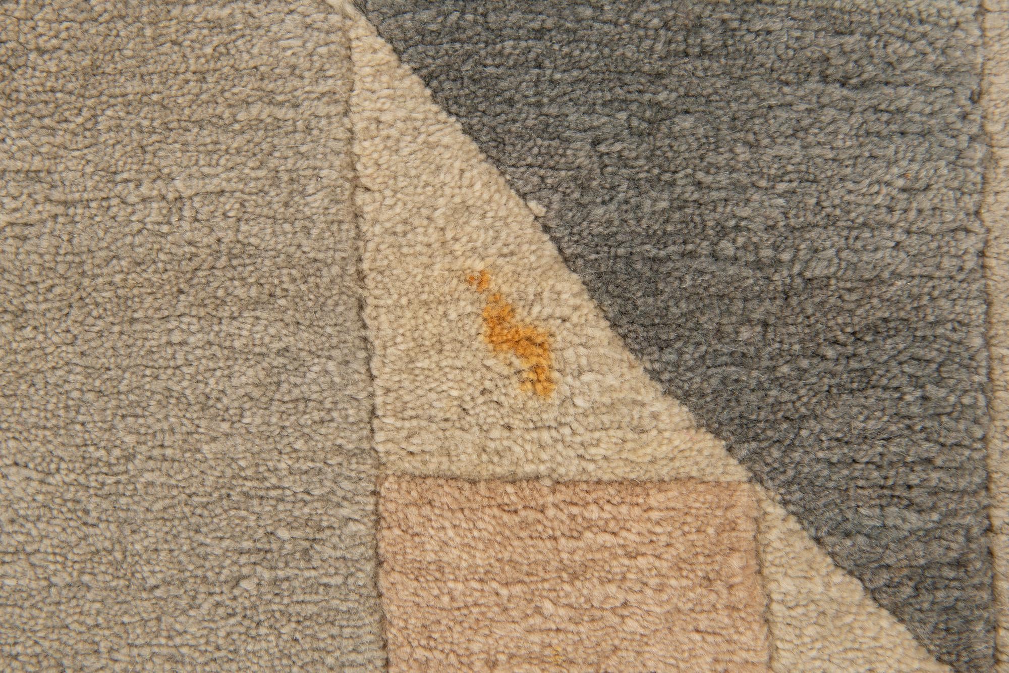4' x 6' 3 Hand Knotted Nepal Wool Rug