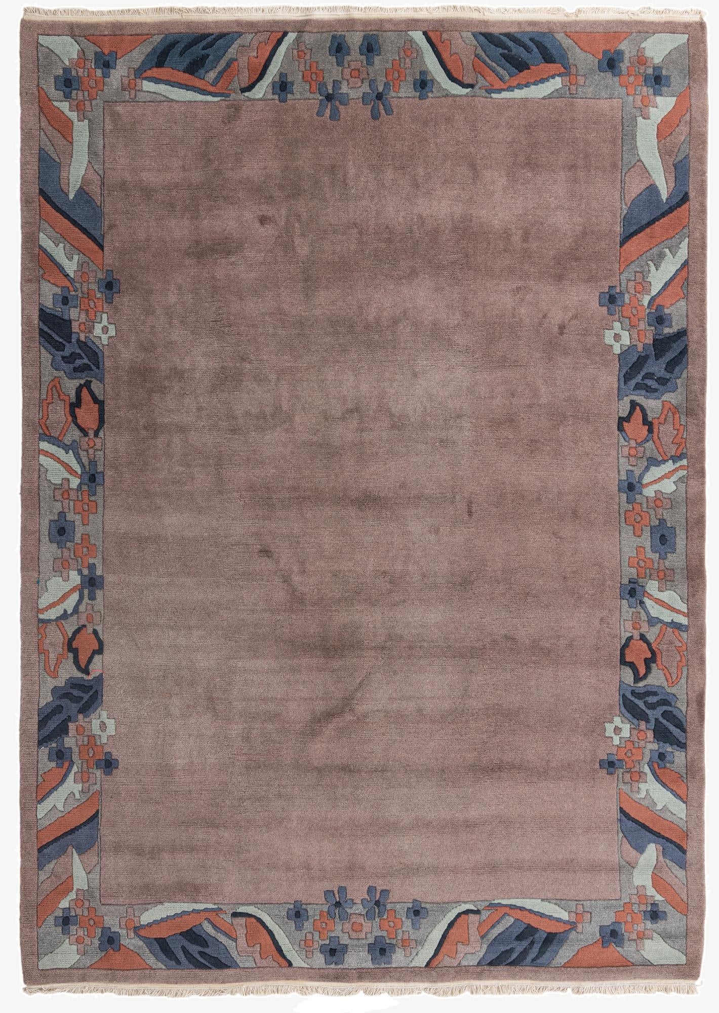 8' 8 x 10' 9  Hand Knotted Nepal Wool Rug