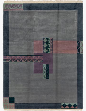 8' 4 x 11' 5 Hand Knotted Nepal Wool Rug